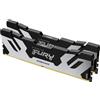 Kingston Technology Memoria Kingston Technology FURY 32GB 7200MT/s DDR5 CL38 DIMM (Kit da 2) Renegade Silver XMP [KF572C38RSK2-32]