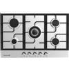 TECHLIFE TFBIPCG75FGG PIANO COTTURA 75CM 5F INOX COM.FR. GRIGLIE GHISA