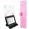Generic Cartella per notebook, porta documenti per monitor, clip da scrivania per note adesive e promemoria, bacheca per monitor, organizer da scrivania con clip per documenti, carta A4, biglietti da visita