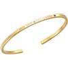 Handmade Braccialetto inciso argento sterling 925 personalizzato pietra di nascita impilabile bracciale rigido gioielli fatti a mano