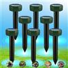 TOPsic Repellente ultrasuoni per Talpe, 8 Pezzi, Dissuasori per Talpe, Repellente per ScacciaTalpe, Scacciatore di Ratto Repellente Solare perTalpe Repellente per Anti Talpes, Dissuasore per Talpes