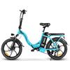 SAMEBIKE - Cy20-it Bicicletta Elettrica - Potenza 350w Batteria 36v13ah Autonomia 35km Freno A Disco Meccanico - Lago Blu - SPEDIZIONE GRATUITA