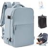 SZLX Zaino Ryanair 40x30x20 Sottovuoto con Pompa Zaino da Viaggio 40x30x20 Wizzair Bagaglio a Mano Vueling Easyjet Donna Uomo Zaino Casual Porta PC con scomparto scarpe Borse da Cabina per Lavoro