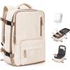 BJLFS Zaino da Viaggio Ryanair 40x30x20 Sottovuoto Bagaglio a mano 40x30x20 Wizzair,Borsa da viaggio Donna impermeabile Borsa da Cabina per Easyjet 45x36x20 Zaino Airbag Sottovuoto con pompa