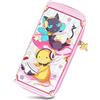 Roffatide Anime Cardcaptor Sakura Portafogli per donne e ragazze Portafoglio lungo in ecopelle rosa Portamonete da donna Rosa B