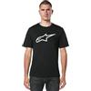 Alpinestars Ageless Csf Tee T-Shirt da Uomo Maglietta Girocollo Maglia a Maniche Corte Stile Sportivo Nero/Bianco XL