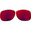 Wetnenss Lenti di ricambio per occhiali da sole Rayban Justin RB4165 (54 mm) polarizzate, spessore 1,5 mm, prevenzione del sale, resistenti agli oli (rosso scuro) (rosso scuro)