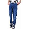 Gianni Lupo Jeans Uomo MOD. Kevin Skinny Fit Dark Wash Elasticizzato Colore Blu Denim Scuro Taglia 44 (Acquista Una Taglia in Meno la 44 è Adatta a Chi Indossa normalmente la 46)