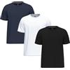 SoftSpun 3 Pack T Shirts for Men UK 100% Cotton Tshirts |Premium Plain Crew Neck Mens T Shirts Multipack