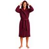 Intimitaly SOMMARUGA - Accappatoio Nido d'Ape Uomo, Accappatoio Nido d'Ape Donna in Cotone 100% con Cappuccio, Tasche e Cintura Regolabile