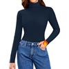 Aottori Maglia Termica Donna Collo Alto Manica Lunga | Maglietta, Slim Fit Lupetto Aderente, Elasticizzato Dolcevita Caldo Elegante, Basic, Tops, Intimo Autunno Invernale