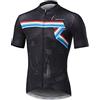 BERGRISAR Maglia da Ciclismo da Uomo Manica Corta Maglietta MTB Bici Jersey con 3+1 Tasche, Nero, M