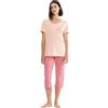 Triumph Sets PK Capri X 03 Set Pajama, Rosa - Light Combination, 54 Donna