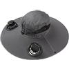 Generisch Cappello a ventaglio solare, cappello azionato, cappello per ventilatore, tappo di ventilazione all'aperto, cappello a energia solare con mini ventilatore integrato per il raffreddamento vivavoce