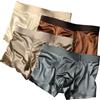 MEIION Boxer in Seta di Gelso | LUGINO 4 Slip da Uomo,Traspiranti e Confortevoli, Senza segni,Elevata Elasticità