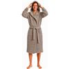 Intimitaly SOMMARUGA - Accappatoio Nido d'Ape Uomo, Accappatoio Nido d'Ape Donna in Cotone 100% con Cappuccio, Tasche e Cintura Regolabile