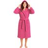 Intimitaly SOMMARUGA - Accappatoio Nido d'Ape Uomo, Accappatoio Nido d'Ape Donna in Cotone 100% con Cappuccio, Tasche e Cintura Regolabile