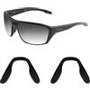 Acefrog 2 paia di naselli aggiornati per occhiali da sole Oakley Split Shot OO9416, Crossrange OO9371, Targetline OO9397 OO9398, nasello di ricambio, antiscivolo, nero