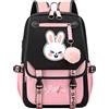 Flyself Kpop Zaino Scuola Ragazze Ragazzi Zaino leggero per la scuola Zaino casual per la scuola superiore per lo studente universitario borsa sportiva