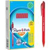 Paper Mate InkJoy 100RT Penna a sfera retrattile | Punta media (1,0 mm) | Rosso | Confezione da 20