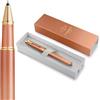 Parker IM Writing Rituals Penna roller | finitura arancione vivace con sfumatura e puntale dorato | punta fine | inchiostro nero | confezione regalo
