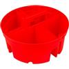 Bucket Boss - Super Stacker Small Parts Organizer, Bucket Organization (15054), Red