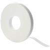VELCRO Brand Cinghie tagliate a lunghezza resistente, 11,9 m x 1,9 cm, rotolo su entrambi i lati autofilettanti a un avvolgimento,da fissare a se stesse per una presa sicura, VEL-30835-AMS, bianco