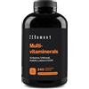 Zenement Multivitaminico, Con tutte le Vitamine e i Minerali + Inositolo, Coenzima Q10 e Luteina, 240 Compresse | 27 Micronutrienti | Per uomini e donne | Senza conservanti, non OGM, GMP | Zenement