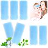 JEEJINYAN 50 Pezzi Ghiaccio Gel, Cerotti Refrigeranti, Patch di Raffreddamento, Cefalea Rinfrescante Cerotto Freddo per Febbre, Sollievo Dalla Febbre, Alleviare la Stanchezza