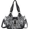 Angel Kiss Borsa Donna Pelle PU Borsa a Mano Tracolla Elegante Tote Bag Media Impermeabile Molte Tasche Scomparti, per lavoro, quotidiano, Shopper, vita, Natale e festa ect