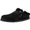 Birkenstock Uomo Zermatt Standard Feltro Pantofole con Tacco Aperto, Nero N, 41 EU Étroit