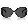 Swarovski Sk6059 da donna, Nero/Grigio scuro, 55 mm