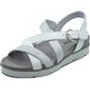 IGI&Co 1167433 Nappa Bianco Argento Sandali per Donna in Pelle Bianca con Zeppa Bassa (Taglia 39)