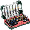 Metabo 626710000 - Set di punte, 29 pezzi | Assortimento di punte in acciaio S2 resistente, include punte da 25 mm e 50 mm, adattatore e portapunte magnetico per