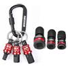 Geinxurn Set di 6 adattatori per bussole con anello portachiavi, attacco da 1/4, 3/8, 1/2, organizer per bussole a cambio rapido, per artigiani, elettricisti, costruzioni e uso esterno