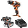AEG Trapano a percussione AEG 18V - 2 batterie 4,0 Ah - 1 caricatore BSB18C2X-402C