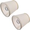 DIKACA 2 Pezzi, Paralumi per Lampadari, Luce Morbida | Facili da Staccare, Riduzione Dell'abbagliamento, per Applique e Plafoniere, Camere D'albergo e Camera da Letto