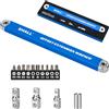 Shall Offset Extension Wrench - 15.4'' Offset Extension Wrench Set with 1/2'', 1/4'' and 3/8'' Square Drive and 10 Universal Bits
