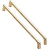 zhijiaqian456 2 Pezzi Maniglie per Mobili da Cucina Ottone Spazzolato Maniglie Armadio Maniglie Cassetti Maniglie per Bambini Maniglie Vintage Maniglie (320mm)