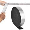 Gtwinsone Tubo Isolante Antigelo 10m x 5cm in Alluminio Autoadesivo Nastro Isolante Adesivo Schiuma Tubo per Riscaldamento Protezione Tubi Esterni e Isolamento Termico