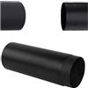 BG INVEST Tubo Fumi per Stufa Ø 150 mm Nero - Lunghezza 0,5 m 500 mm - Acciaio Spesso 2 mm - Condotto per Evacuazione Fumi ad Alta Temperatura, Ermetico e Resistente - Per Stufe a Legna, Camini e Inserti