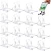 VIVIIHOO - Supporti per Carte in Acrilico, Set da 15 Pezzi, Supporti espositivi Regolabili per Carte da Collezione, Carte da Gioco, Carte Pokémon, Carte PSA e Mini-opere d'Arte