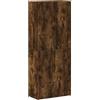 vidaXL Schedario Rovere Fumo 60x32x153 cm in Truciolato
