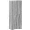 vidaXL Schedario Grigio Sonoma 60x32x153 cm in Legno Multistrato