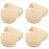Jamsinmu Spalline imbottite da donna e uomo, XXL, colore pelle, imbottiture per spalle, 10 mm, 4 paia di carnagioni