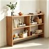 KERIVO Consolle Divano,Consolle Profonda 20 cm,Console per Dietro Divano,Scaffale Portaoggetti Stretto in Legno,Con Ripiani per Soggiorno,Corridoio 100×22×86cm