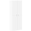 vidaXL Schedario Bianco 60x32x153 cm in Truciolato