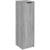 vidaXL Scarpiera Grigio Sonoma 30x35x100 cm in Legno Multistrato