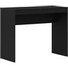vidaXL Scrivania Rovere Nero 90x40x72 cm Legno ingegnerizzato