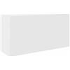 vidaXL Mobile da Bagno a Parete Bianco 80x25x40 cm in Truciolato